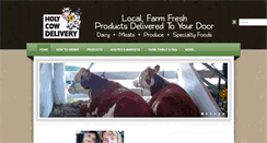 Desktop Screenshot of holycowdelivery.com